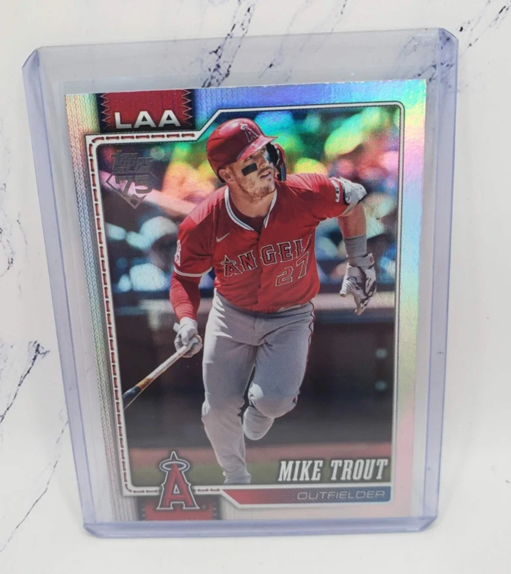 2026 Topps Series 1 Mike Trout #350 Rainbow Foil Los Angeles Angels